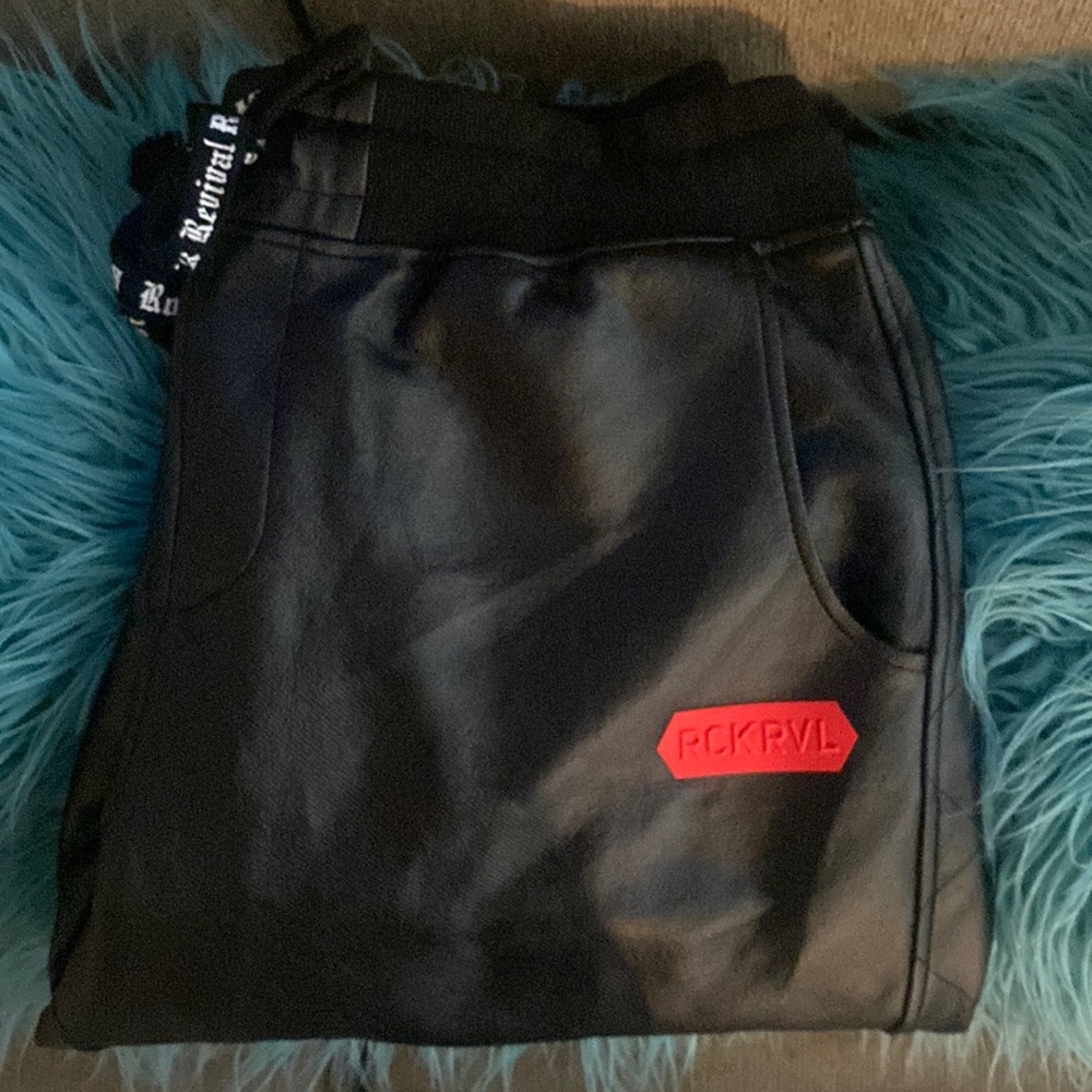 Mens, Black Pants, Rock Revival